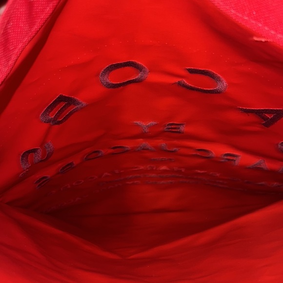 Marc Jacobs red canvas tote bag - Picture 7 of 7